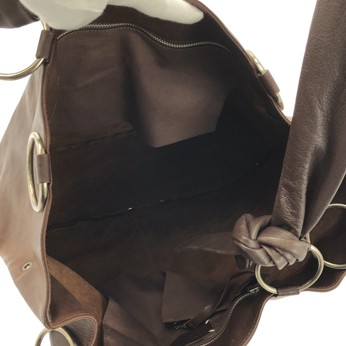 Martin Margiela / 마르탄 마르젤라 | 2000s | 가죽 스트랩 숄더백 | 브라운 | 남성