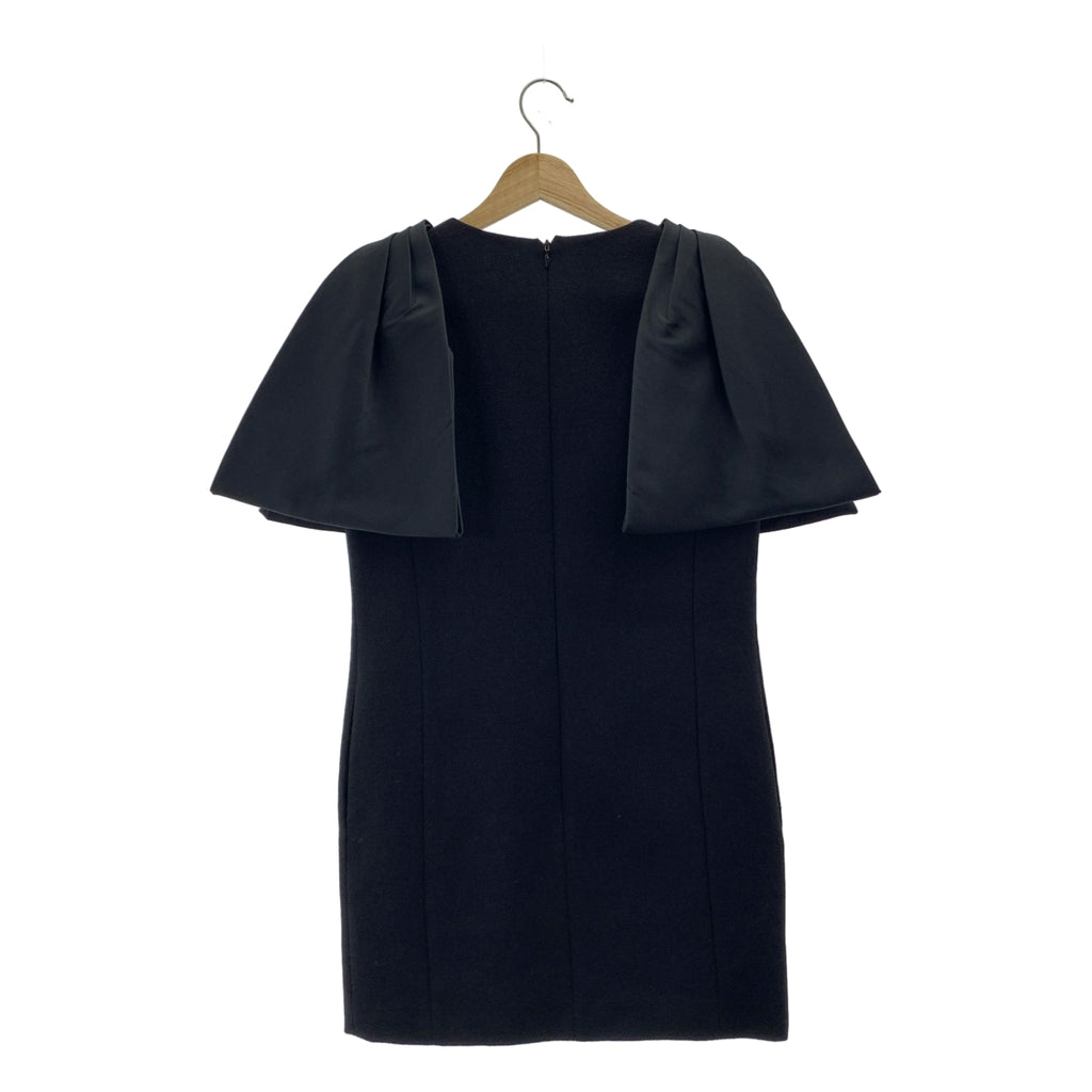 【美品】  Giambattista Valli / ジャンバティスタ ヴァリ | ビッグリボン ミニドレス ワンピース | XXS | ブラック | レディース