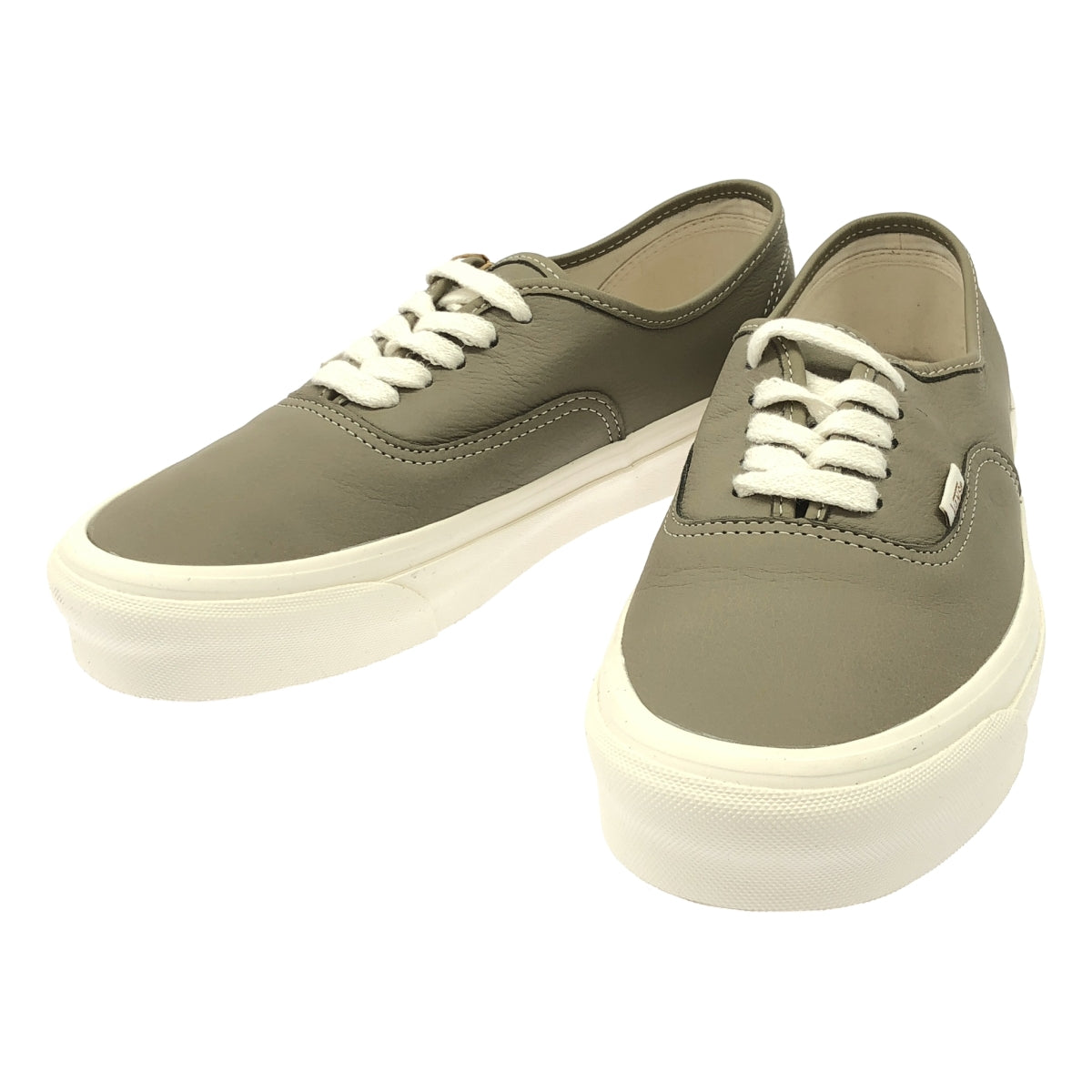 【新品】  VANS / バンズ | AUTHENTIC 44 DX ECO THEORY オーセンティック リサイクルレザー ローカットスニーカー | 26.5cm | ベージュ | メンズ