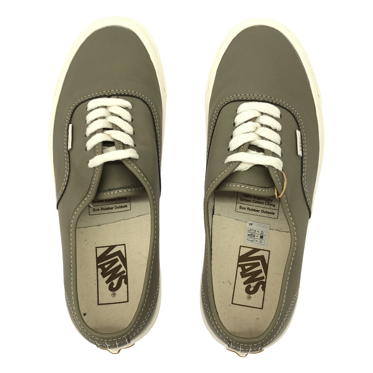 【新品】  VANS / バンズ | AUTHENTIC 44 DX ECO THEORY オーセンティック リサイクルレザー ローカットスニーカー | 26.5cm | ベージュ | メンズ