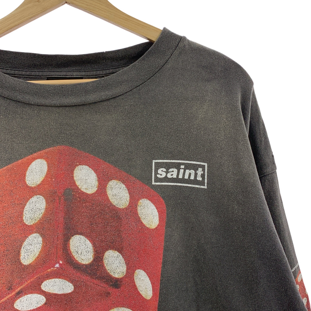 SAINT MICHAEL Mxxxxxx / Saint Michael | 長袖 TEE DICE / 復古骰子印花圓領上衣 | XL | 男款