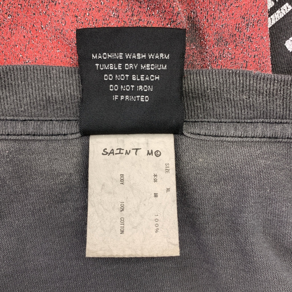 SAINT MICHAEL Mxxxxxx / Saint Michael | 長袖 TEE DICE / 復古骰子印花圓領上衣 | XL | 男款