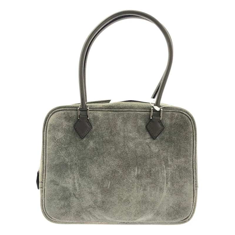 HERMES / エルメス | ミニプリュム20 スエード ハンドバッグ |