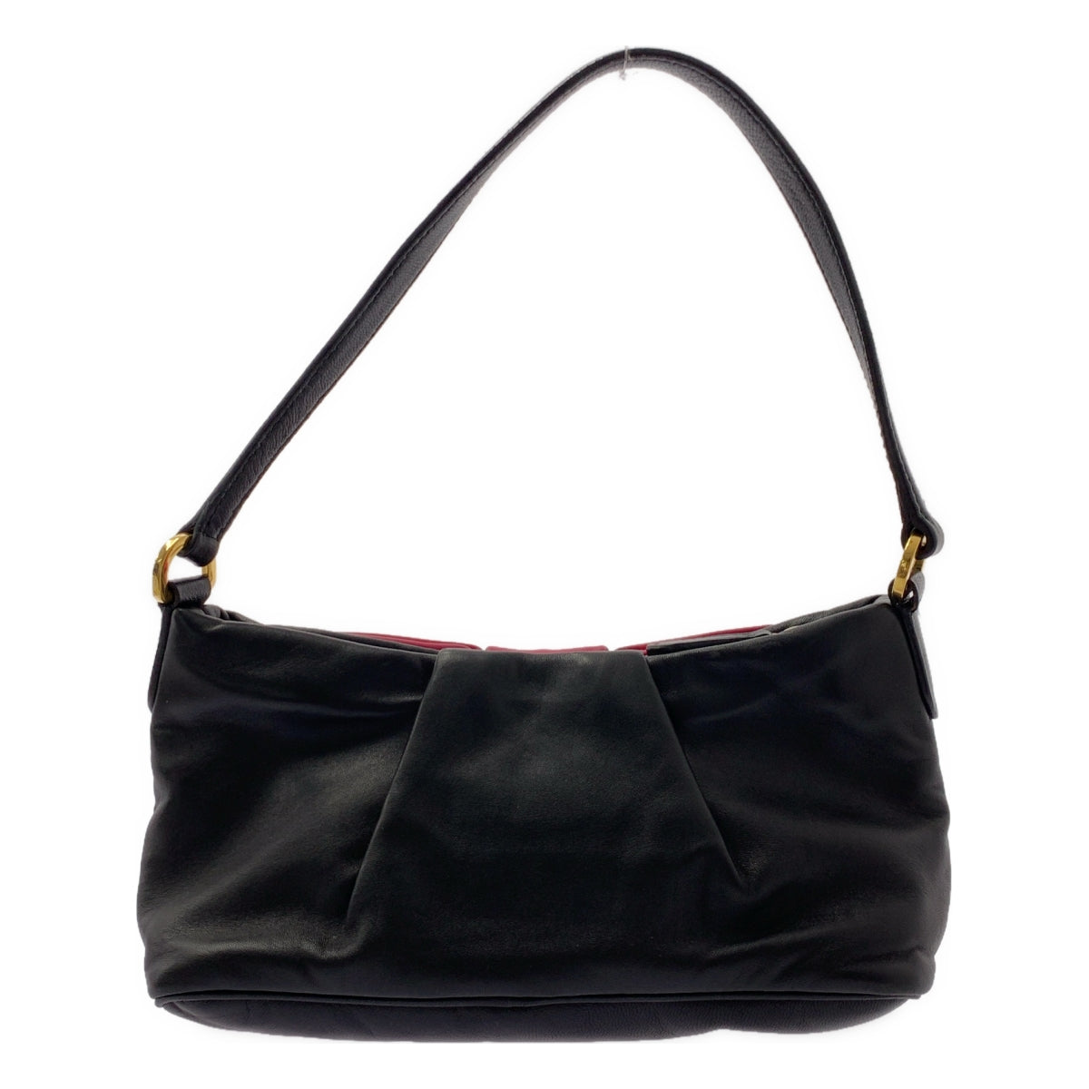 PRADA / 프라다 | 가죽 바이 컬러 리본 핸드백 |