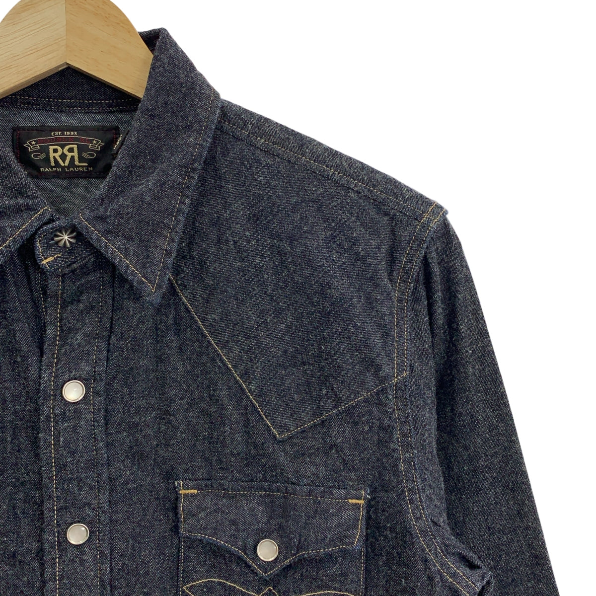 RRL / ダブルアールエル | デニム ウエスタンシャツ | S | メンズ