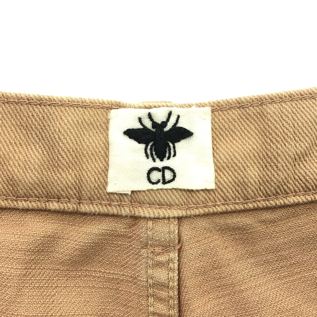 Christian Dior / 기독교 디올 | Bee Embroidered Denim Pants 데님 팬츠 | 36 | 핑크 베이지 | 여성