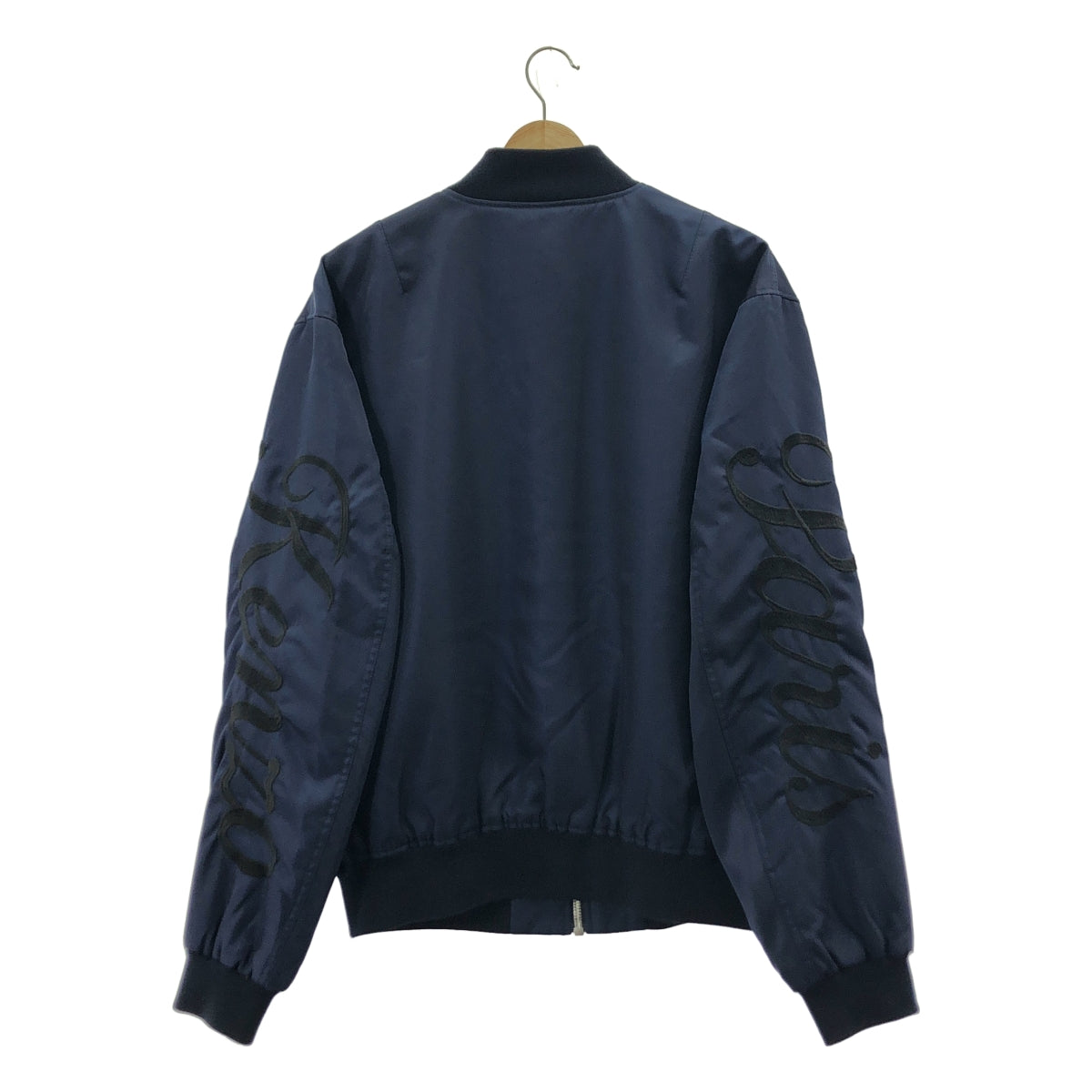 【미품】 KENZO / 켄조 | Jumping Tiger Blouson 타이거 자수 블루존 | L | 네이비 | 남성