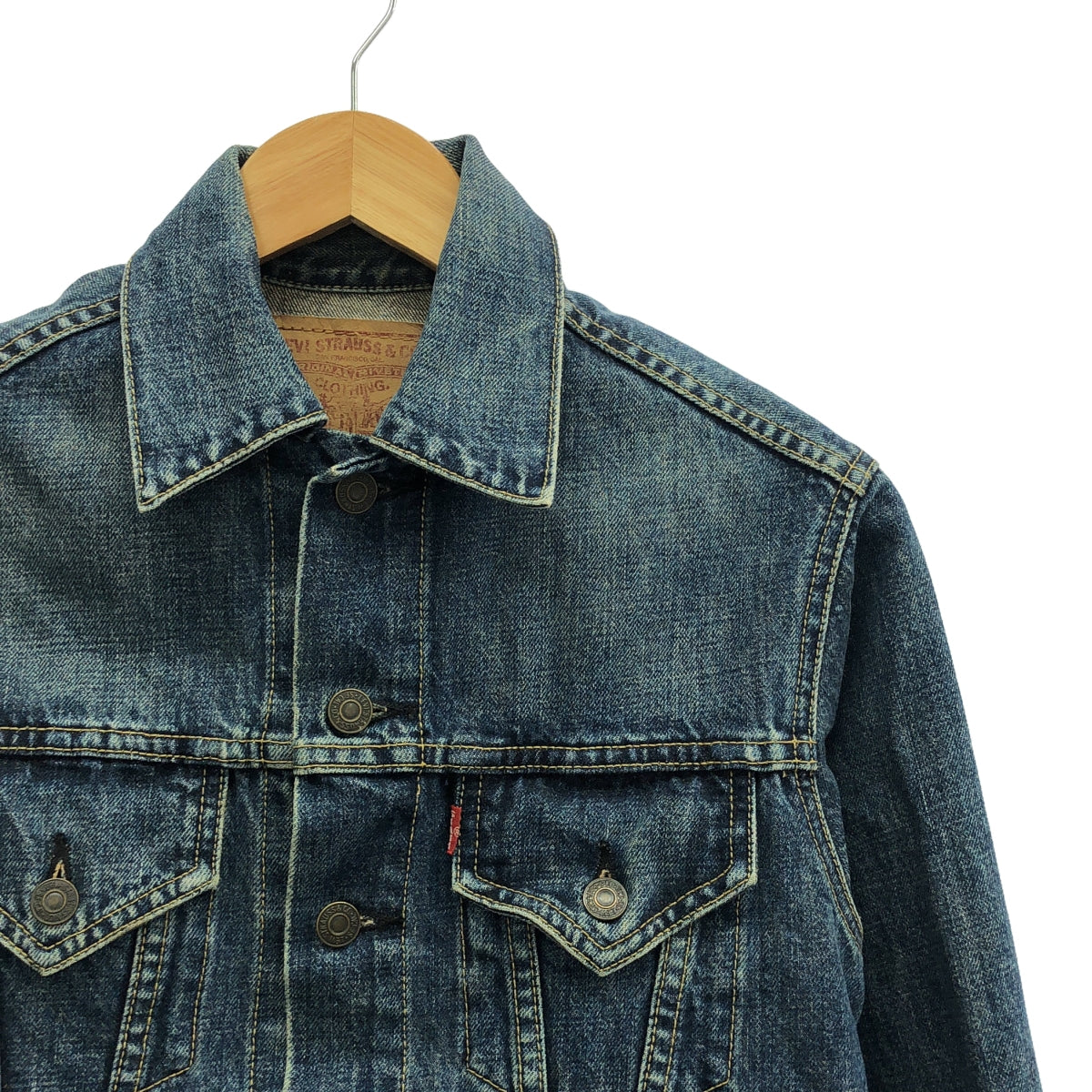 Levi's / リーバイス | 90s ヴィンテージ 71557-02 3rd BigE復刻 デニムジャケット | 34 | レディース