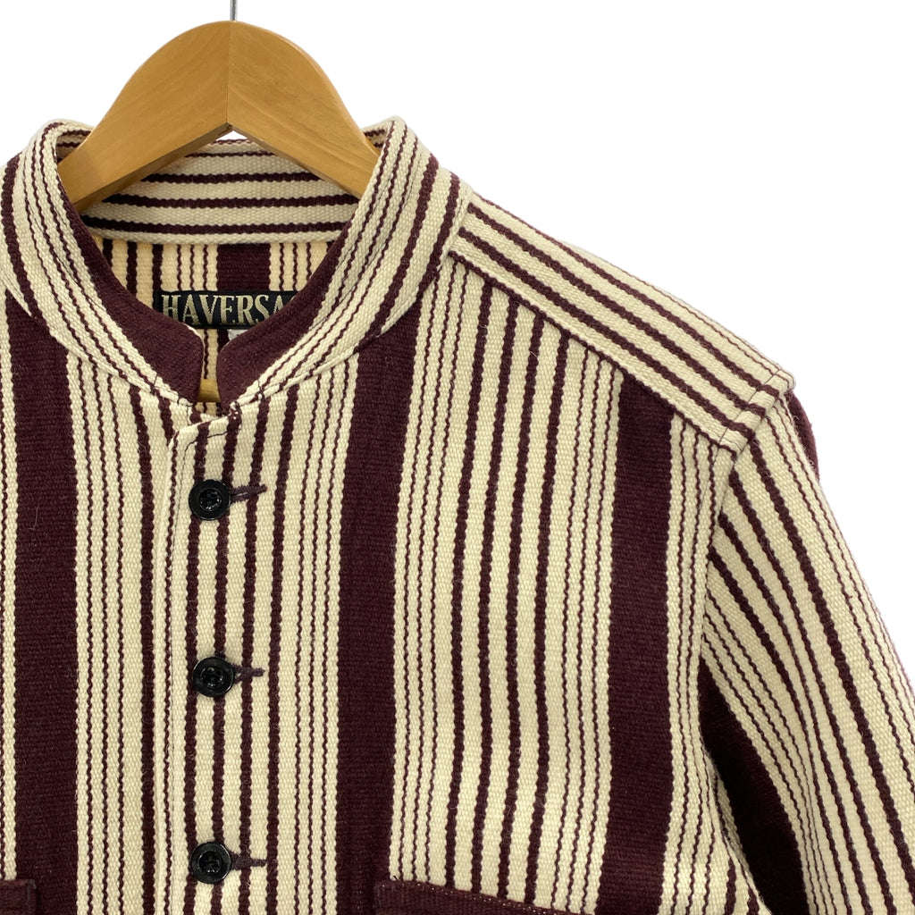 背包 | 羊毛條紋立領外套 | M碼 | 男款