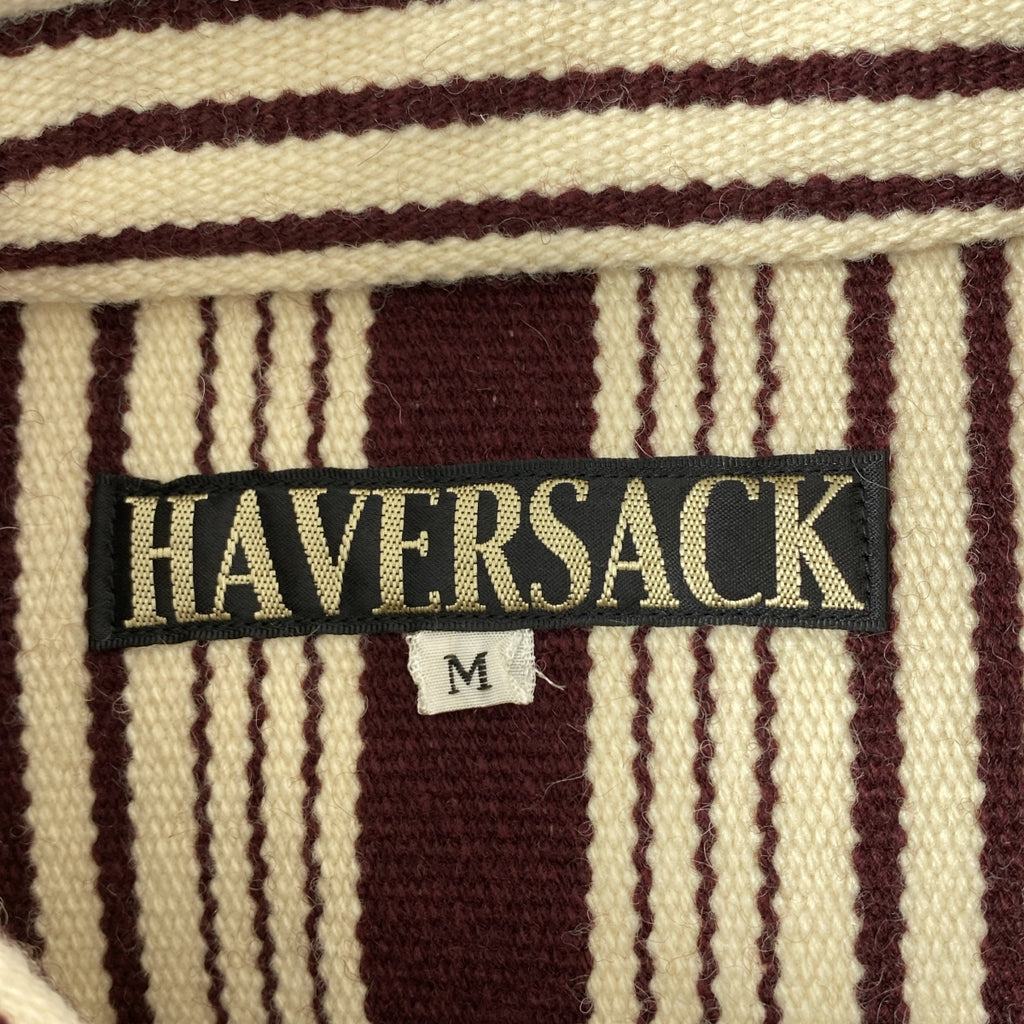 背包 | 羊毛條紋立領外套 | M碼 | 男款