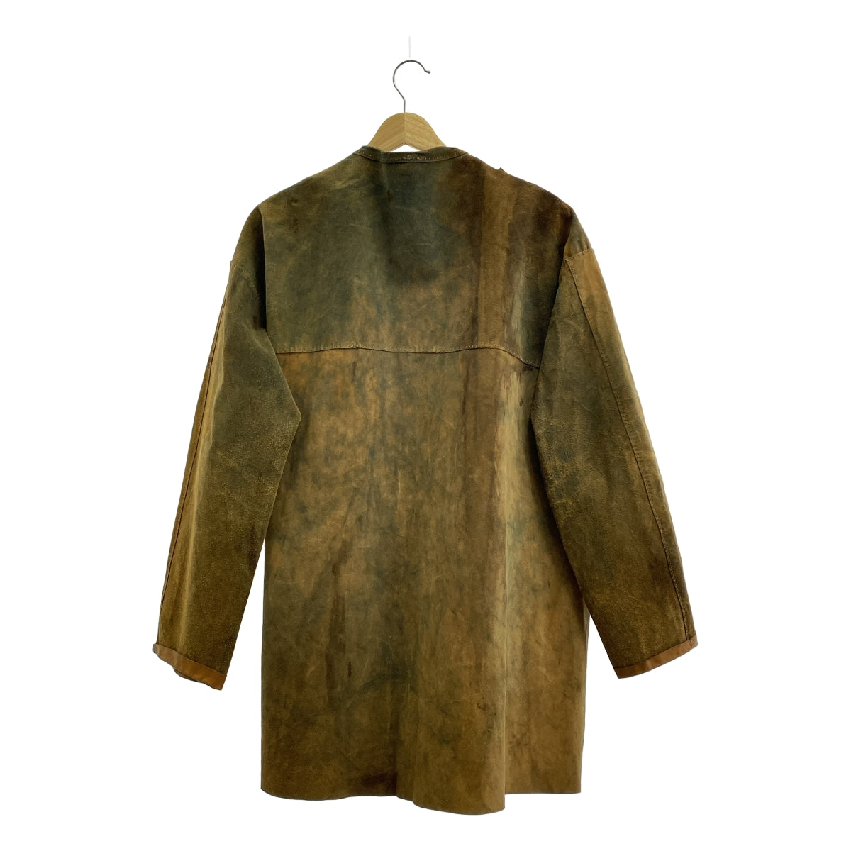 ISABELLA STEFANELLI / イザベラステファネリ | Vincent ヴィンセント レザー シャツジャケット | ブラウン | メンズ