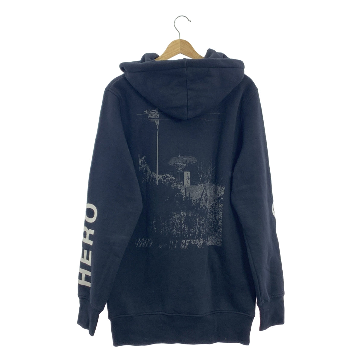 1017 ALYX 9SM / ALYX | 2021 秋冬 | INFARED HOODED SWEAT 袖口印花連帽衫 | L 碼 | 黑色 | 男款
