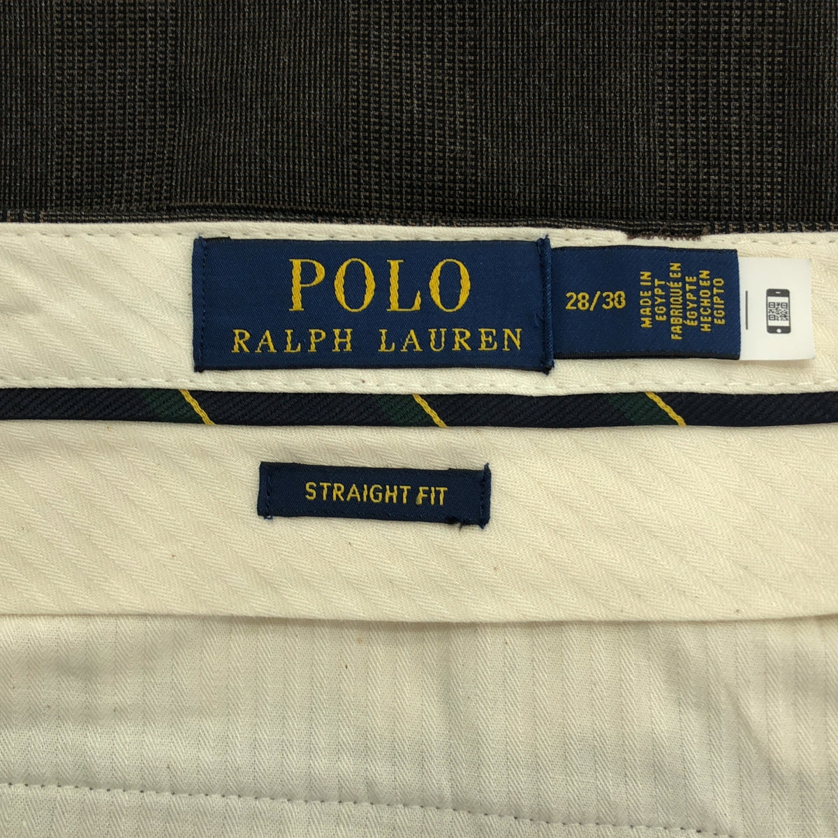 POLO RALPH LAUREN / ポロラルフローレン | STRAIGHT FIT / スラックス パンツ | 28 | ダークブラウン | レディース