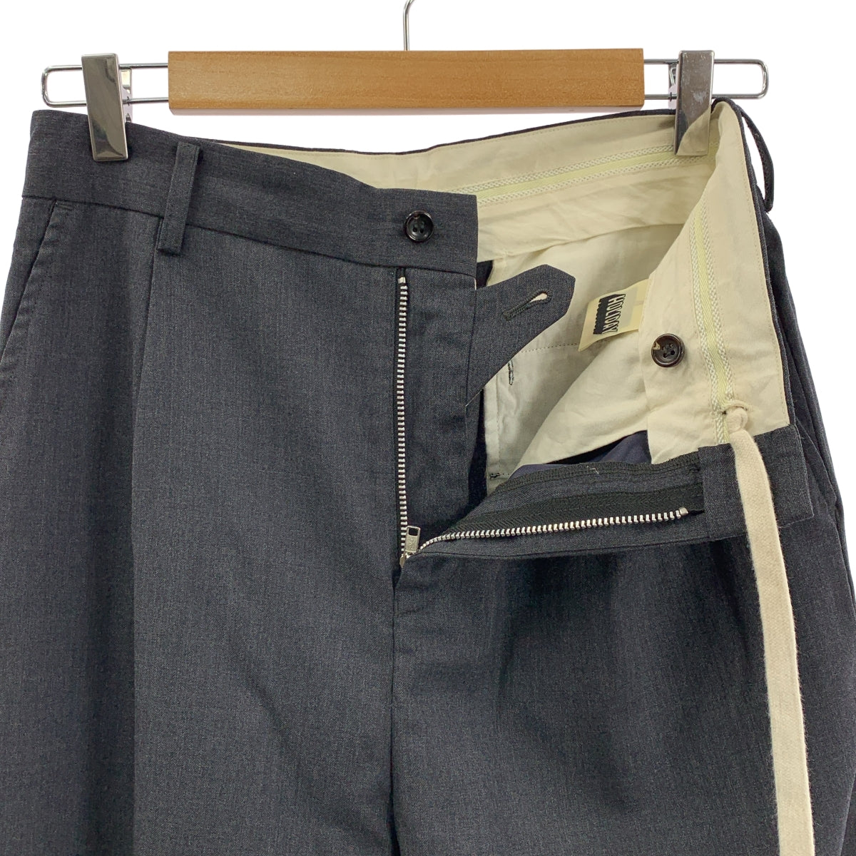 HOLIDAY / ホリデイ | WOOL DRAWSTRINGS SLACKS スラックス パンツ | 1 | レディース