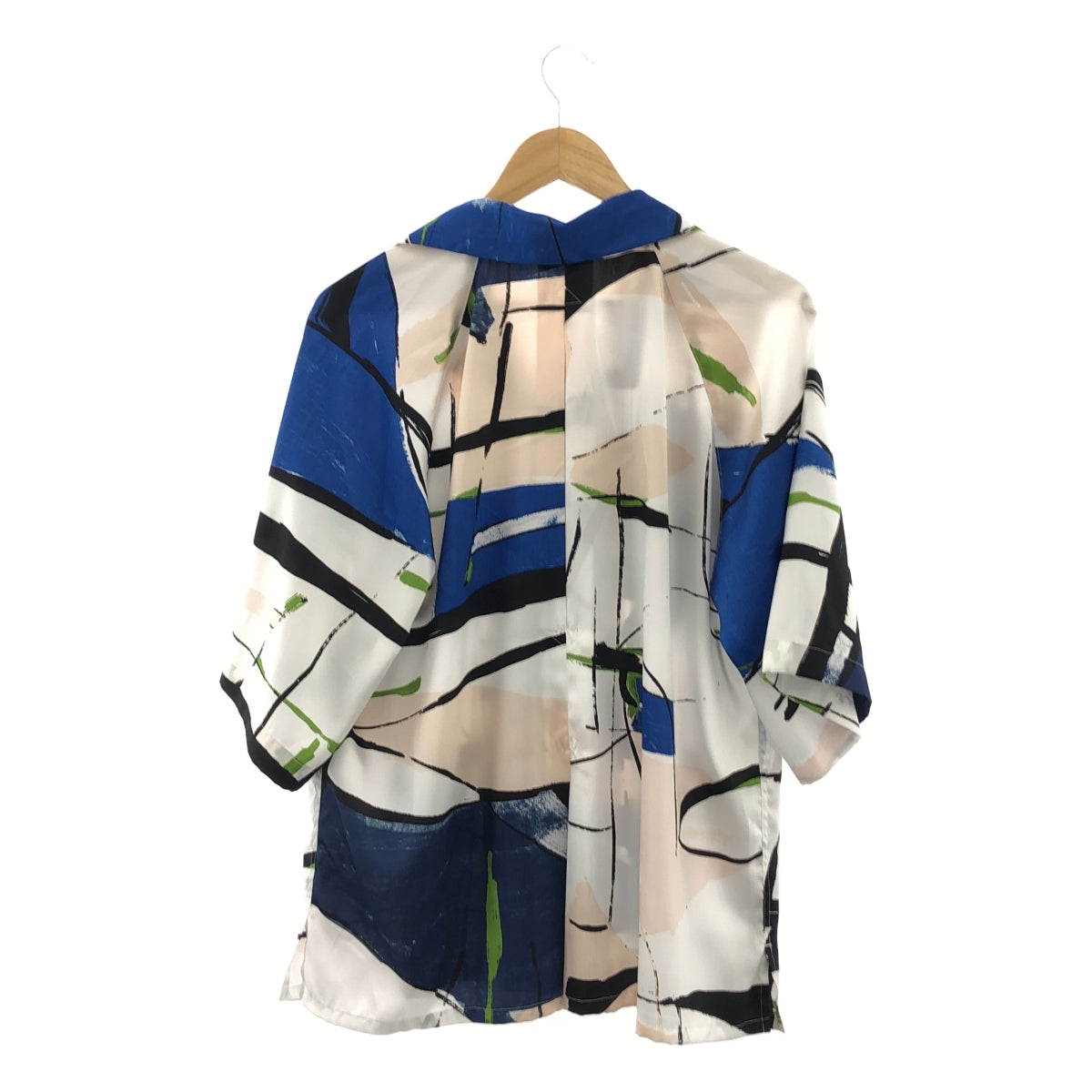 m's braque / M's Black | All-over print open collar shirt | 38 | Multicolor | Men's