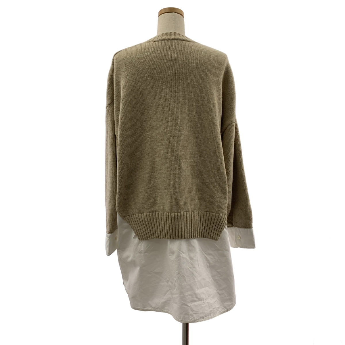 STELLA McCARTNEY / ステラマッカートニー | 2024AW | シャツ レイヤード ニットワンピース | XXS | レディース