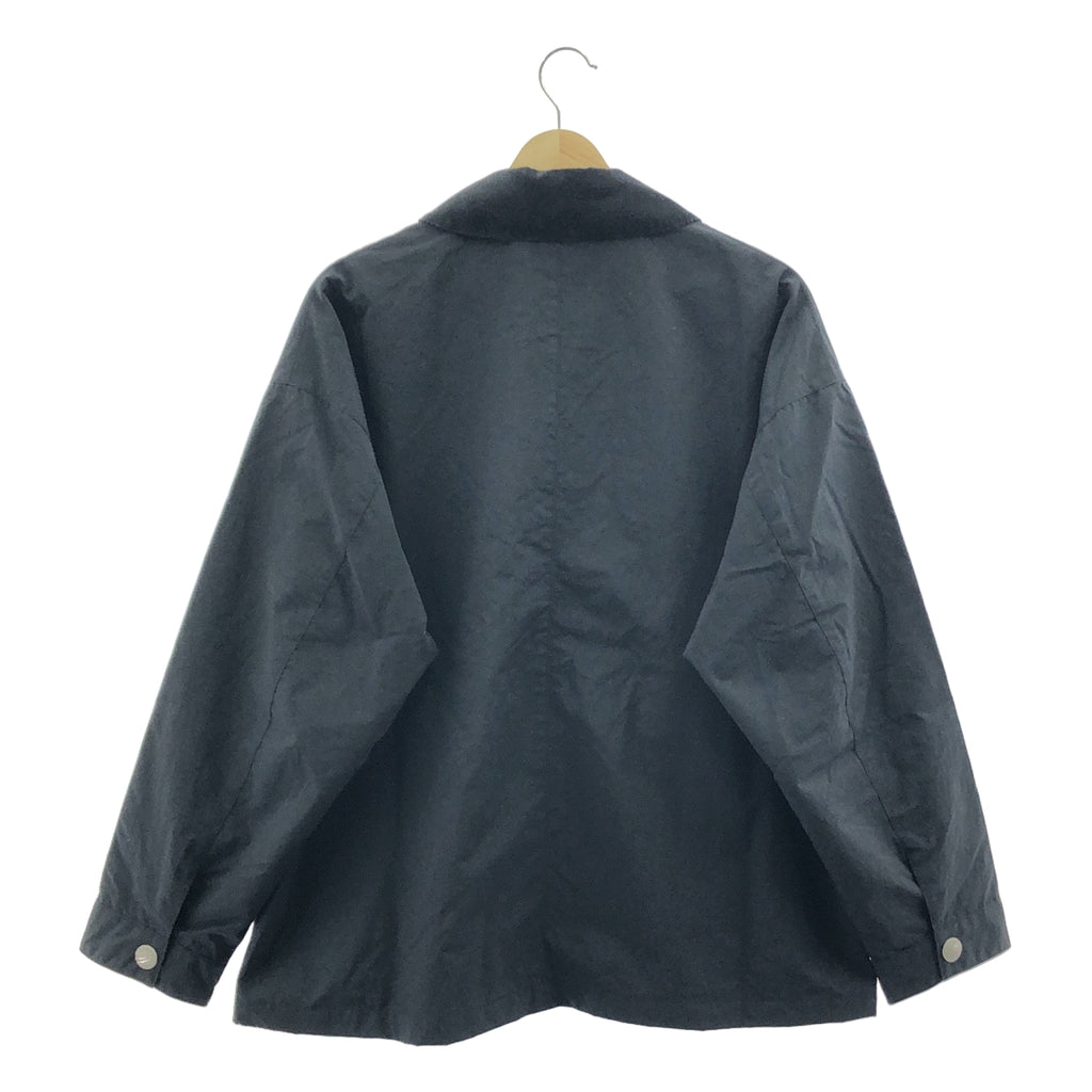 DANTON / ダントン | 2025SS | MEN'S NYLON TAFFETA WORK JACKET ナイロンタフタ ワーク カバーオール ジャケット | 40 | ブラック | メンズ