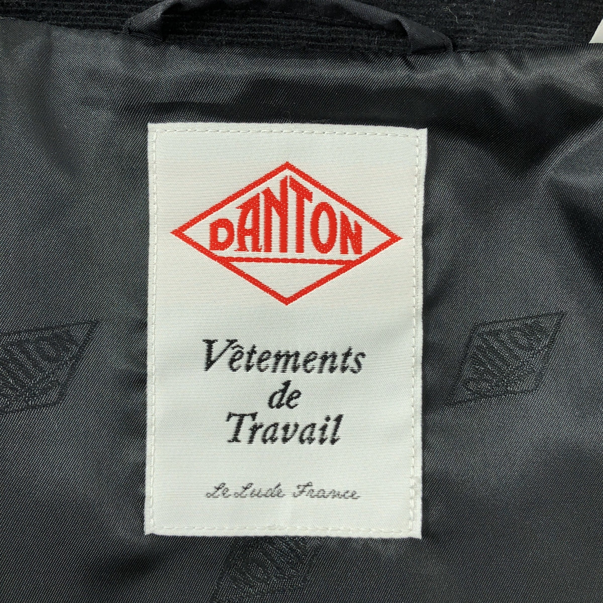 DANTON / ダントン | 2025SS | MEN'S NYLON TAFFETA WORK JACKET ナイロンタフタ ワーク カバーオール ジャケット | 40 | ブラック | メンズ