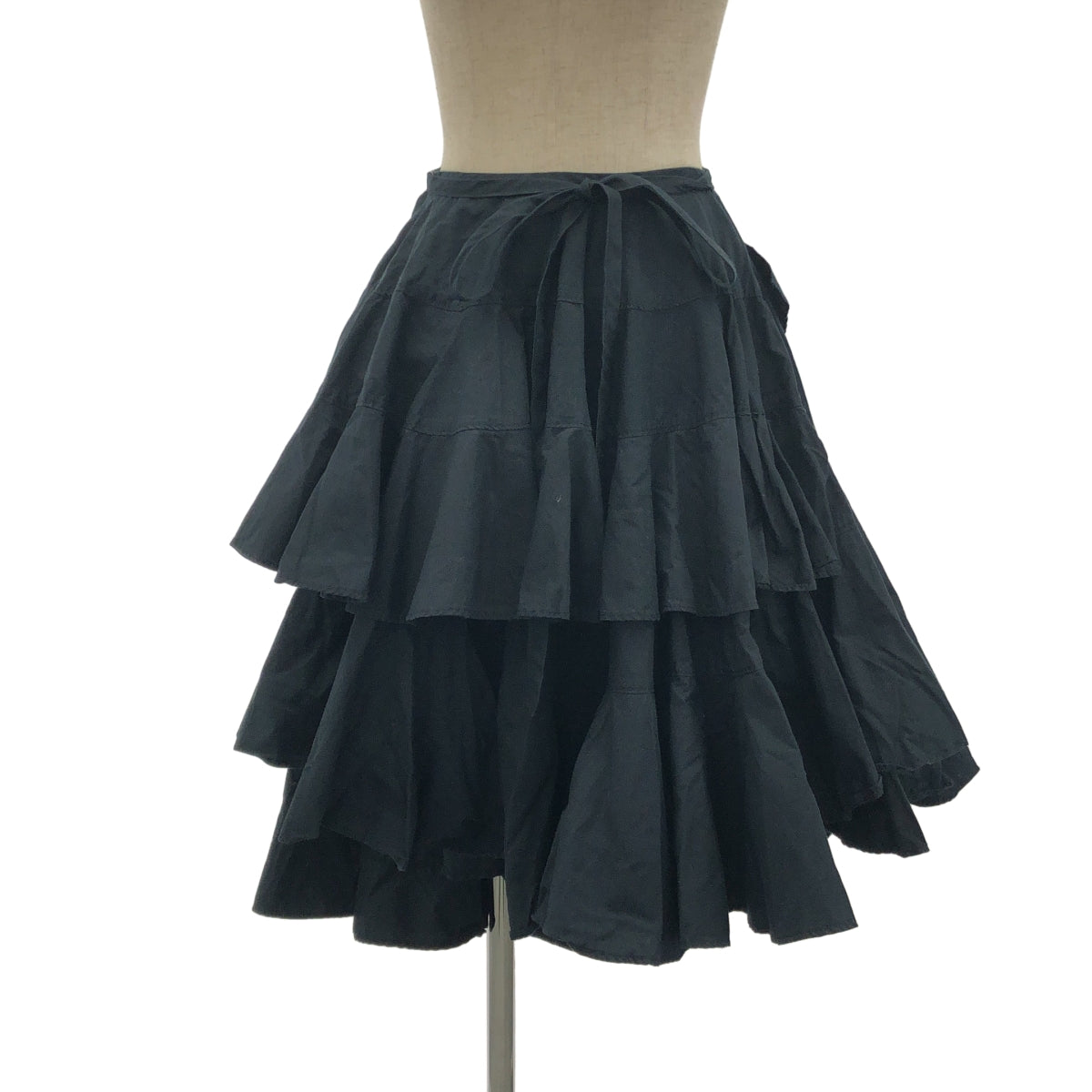 tricot COMME des GARÇONS | 2015SS | 荷葉邊蓬鬆裹身裙 | M碼 | 女款