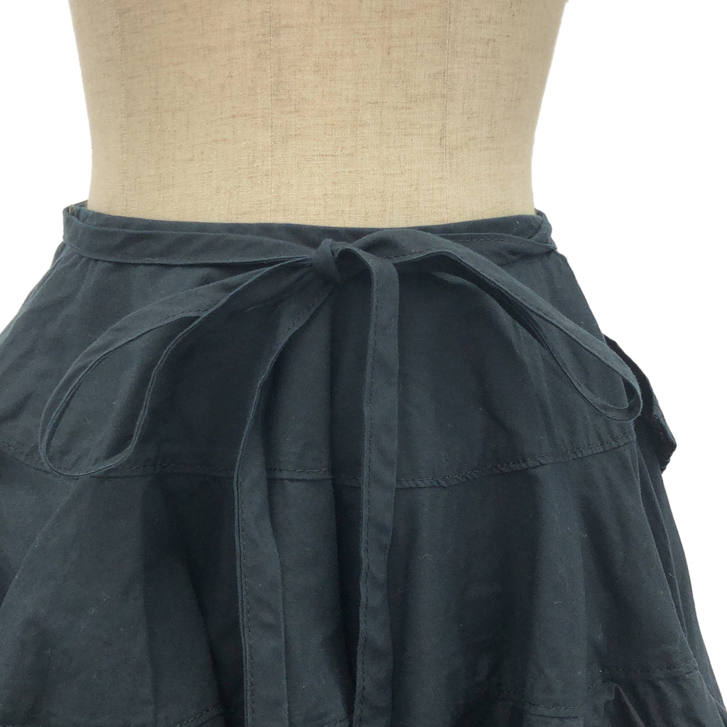 tricot COMME des GARCONS / 트리코 콤 데 갤슨 | 2015SS | 프릴 볼륨 랩 감기 스커트 | M | 여성