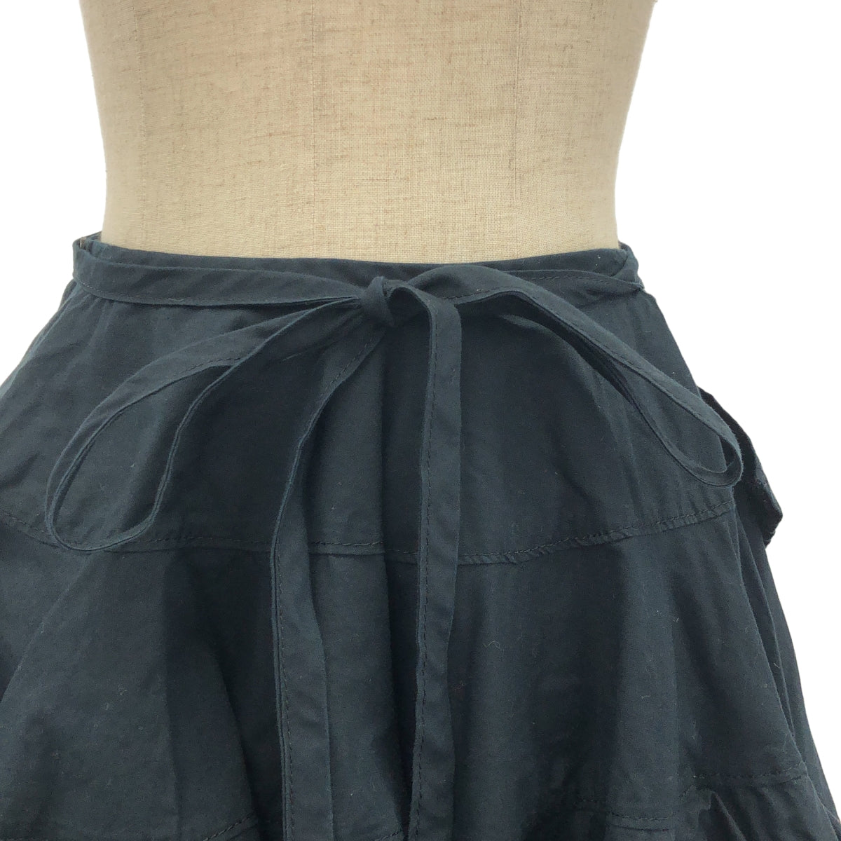 tricot COMME des GARCONS / 트리코 콤 데 갤슨 | 2015SS | 프릴 볼륨 랩 감기 스커트 | M | 여성