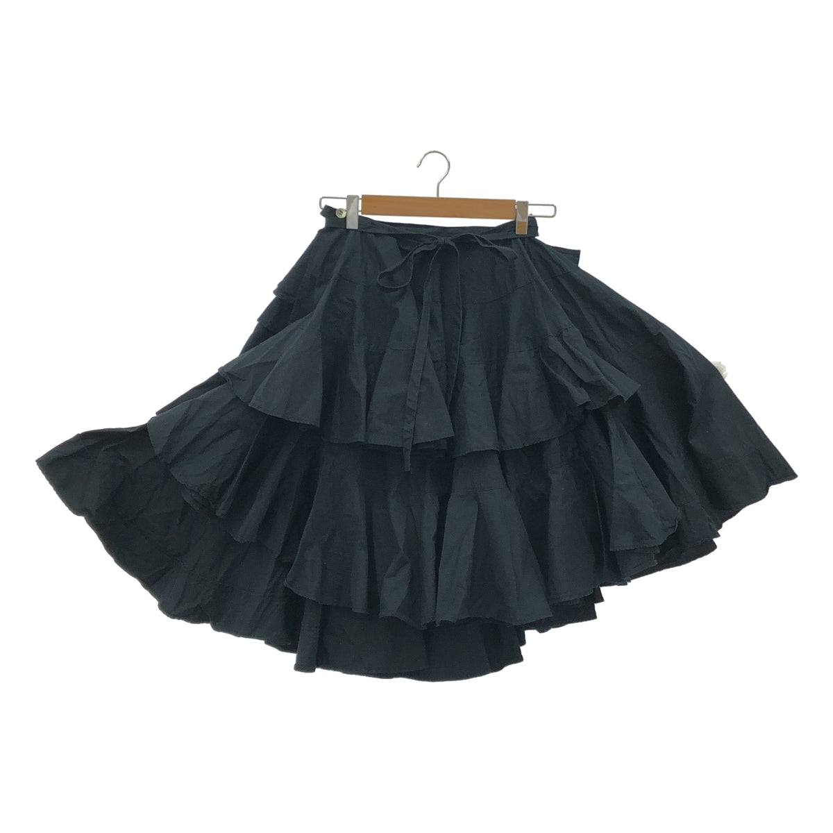 tricot COMME des GARCONS / 트리코 콤 데 갤슨 | 2015SS | 프릴 볼륨 랩 감기 스커트 | M | 여성