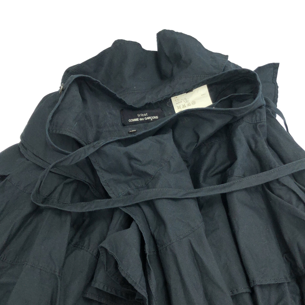 tricot COMME des GARCONS / 트리코 콤 데 갤슨 | 2015SS | 프릴 볼륨 랩 감기 스커트 | M | 여성