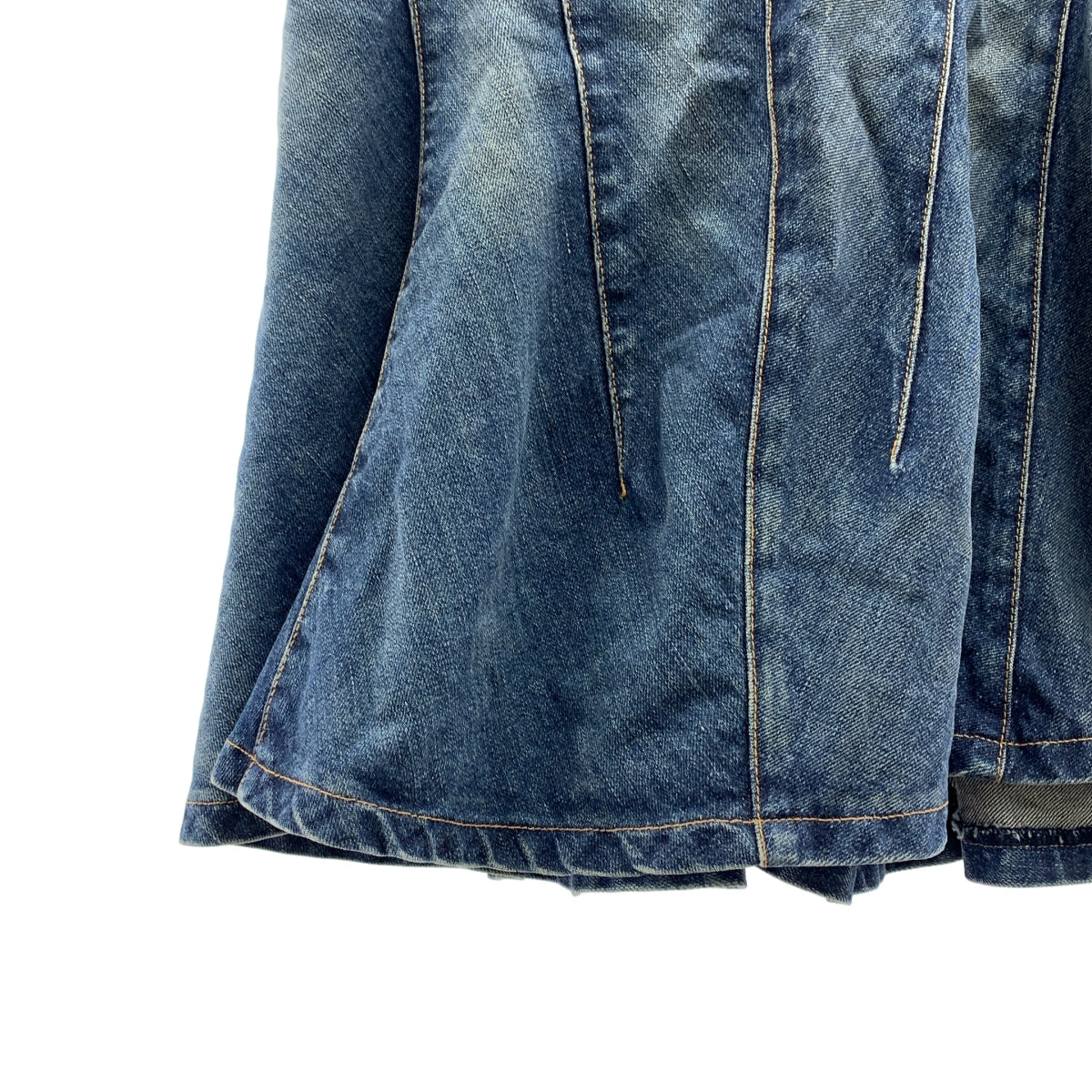 JUNYA WATANABE COMME des GARCONS / ジュンヤワタナベ | 2005AW | 再構築 パッチワーク マーメイド デニムスカート | S | レディース