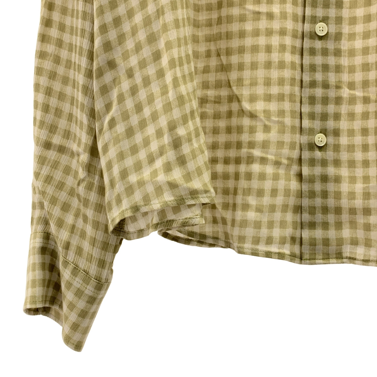 AMI Alexandre Mattiussi / アミ・アレクサンドルマテュッシ | Boxy Fit Check Shirt チェック シャツ | M | グリーン | メンズ
