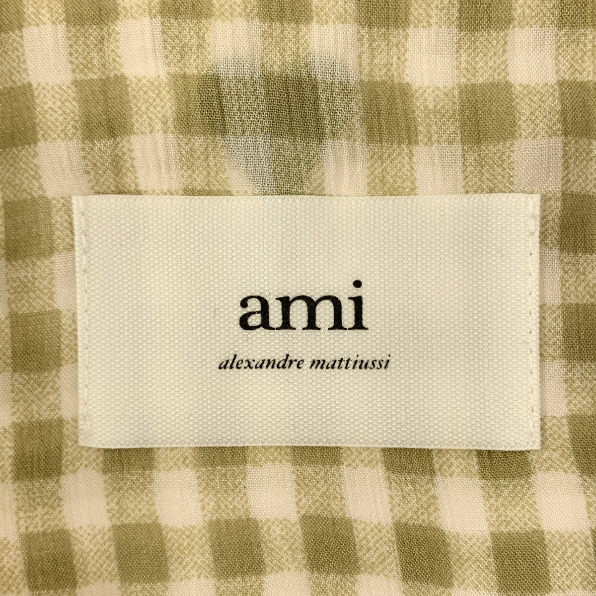 AMI Alexandre Mattiussi / アミ・アレクサンドルマテュッシ | Boxy Fit Check Shirt チェック シャツ | M | グリーン | メンズ