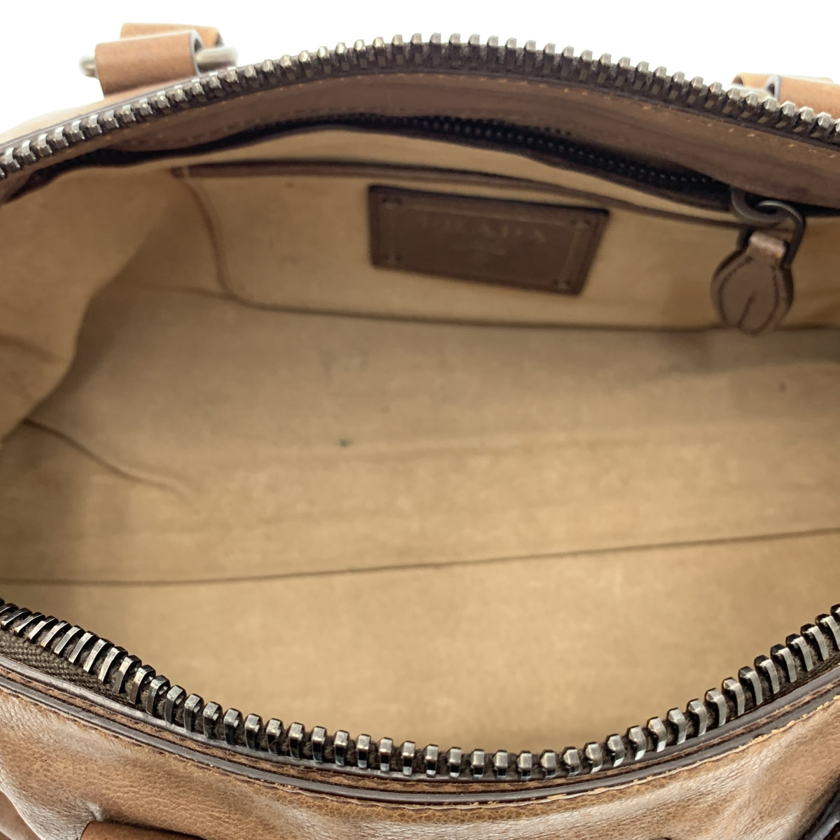 PRADA / 프라다 | 가죽 그라데이션 2way 숄더백 / BL0739 | 브라운 |