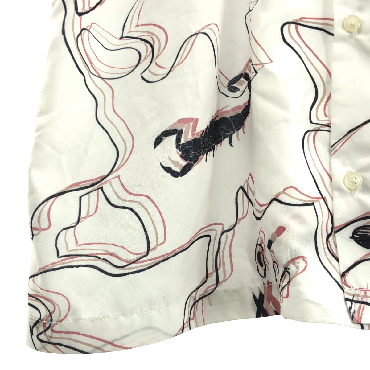 TIGHTBOOTH PRODUCTION / タイトブースプロダクション | ×OILWORKS オイルワークス / PARADISE ALOHA SHIRT パラダイス アロハシャツ | L | ホワイト | メンズ