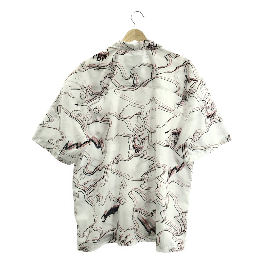 TIGHTBOOTH PRODUCTION / タイトブースプロダクション | ×OILWORKS オイルワークス / PARADISE ALOHA SHIRT パラダイス アロハシャツ | L | ホワイト | メンズ