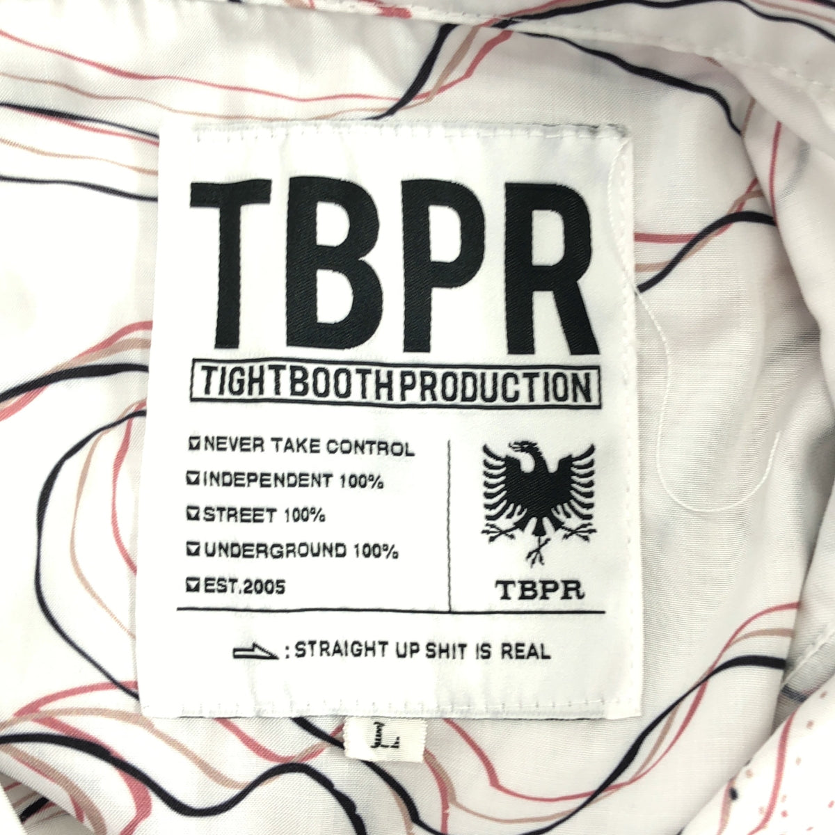 TIGHTBOOTH PRODUCTION | OILWORKS / PARADISE 夏威夷襯衫 | L碼 | 白色 | 男款