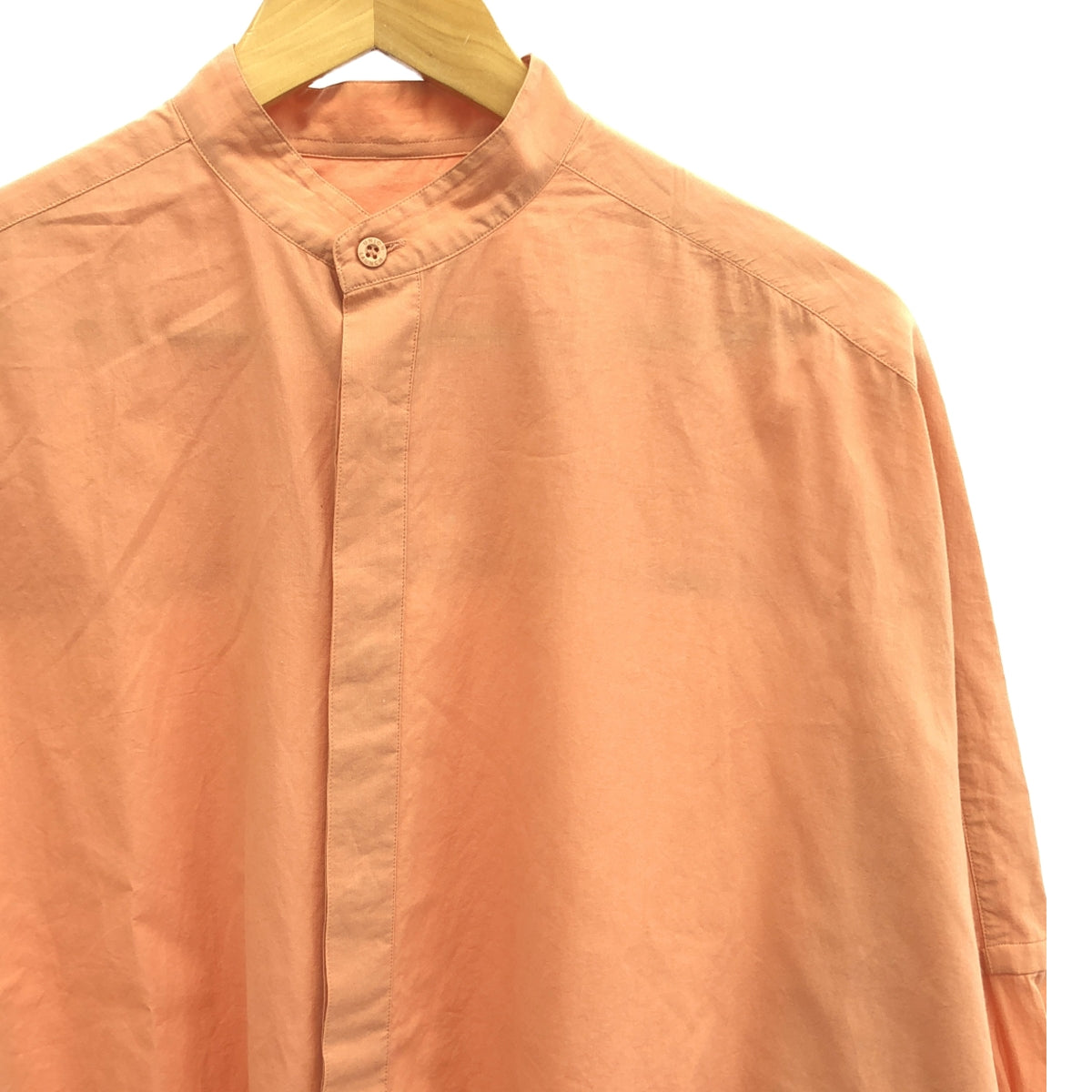 工會啟動 / 工會午餐 |棉質無領襯衫 |免費 |鮭魚粉紅 |女性的