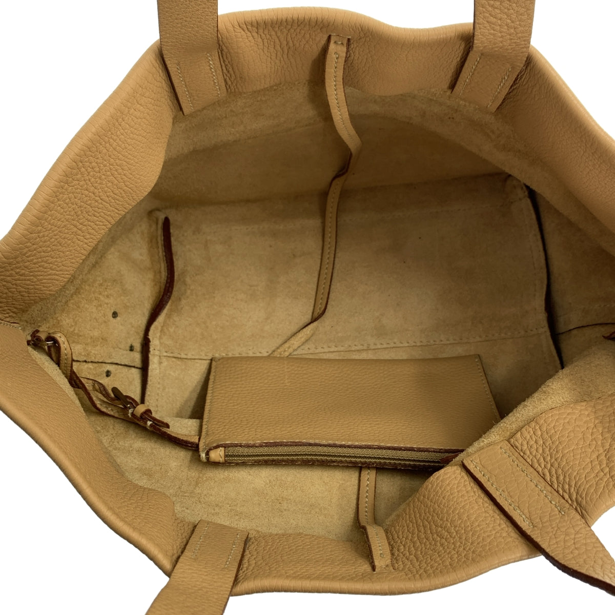 PRADA / 프라다 | 트라이앵글 로고 삼각 플레이트 가죽 토트 백 |