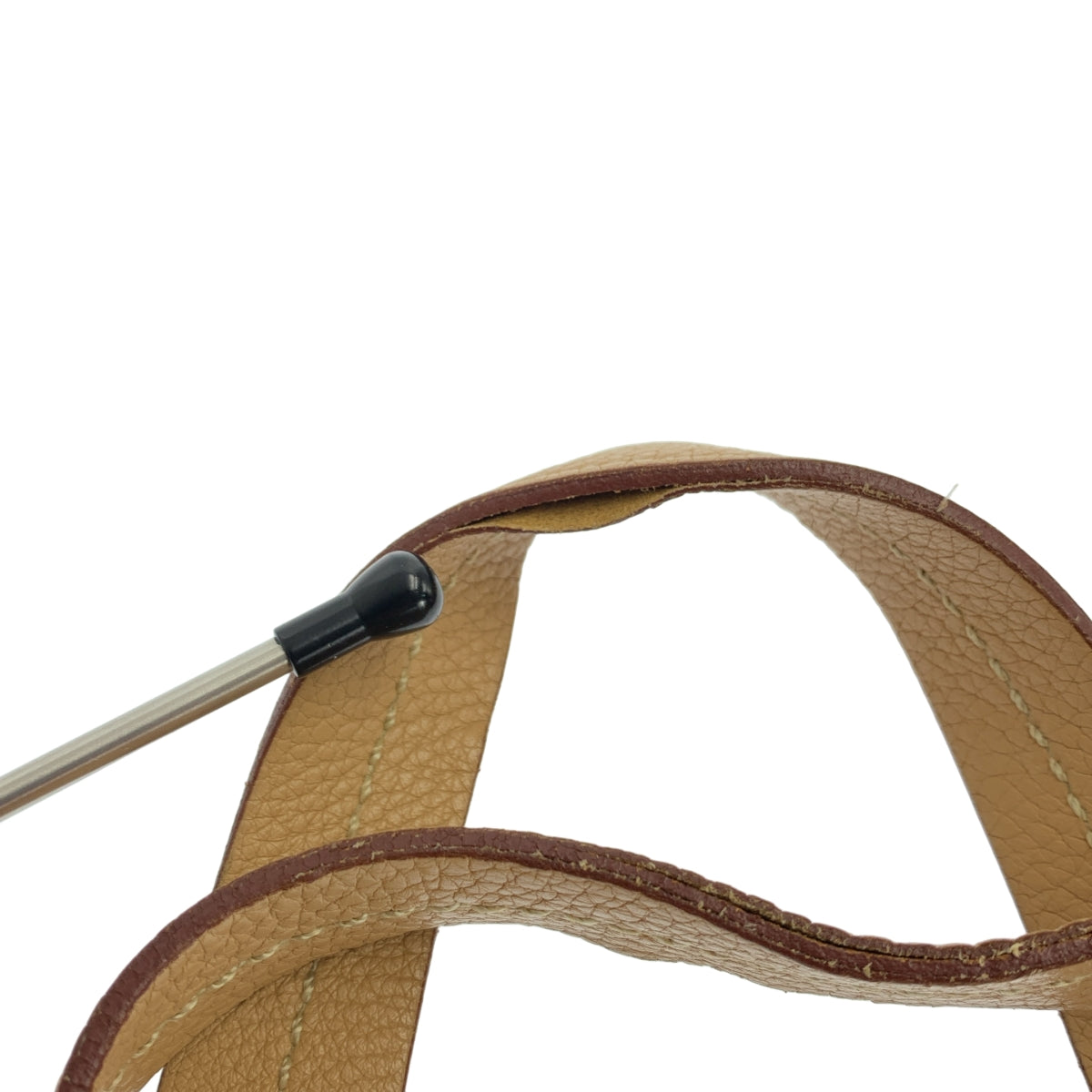 PRADA / 프라다 | 트라이앵글 로고 삼각 플레이트 가죽 토트 백 |