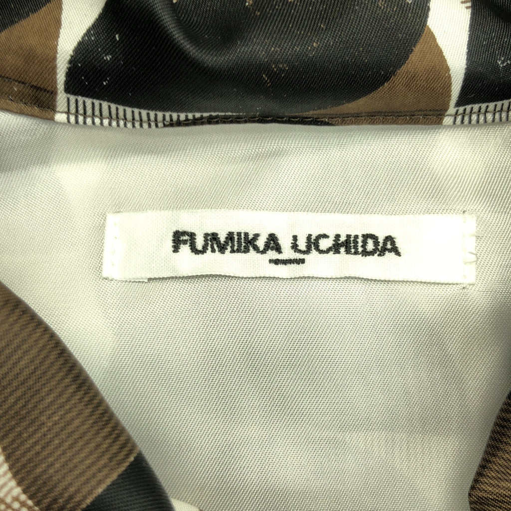 FUMIKA UCHIDA / フミカウチダ | 2025AW | GEOMETRIC PATTERN PRINTED BLOUSE ジオメトリックパターン ブリント ブラウス | 36 | レディース