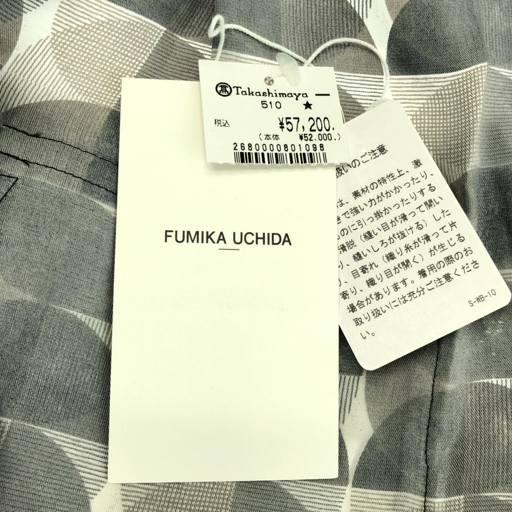 FUMIKA UCHIDA / フミカウチダ | 2025AW | GEOMETRIC PATTERN PRINTED BLOUSE ジオメトリックパターン ブリント ブラウス | 36 | レディース