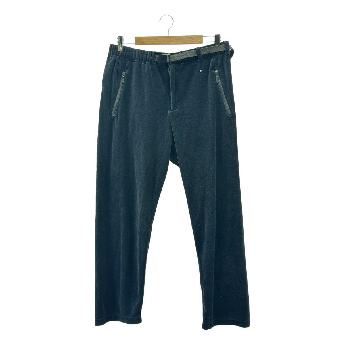 POST O'ALLS / ポストオーバーオールズ | #3602-V1 E-Z Top : poly/cotton velour / スウェット イージーパンツ | L | blue grey | メンズ