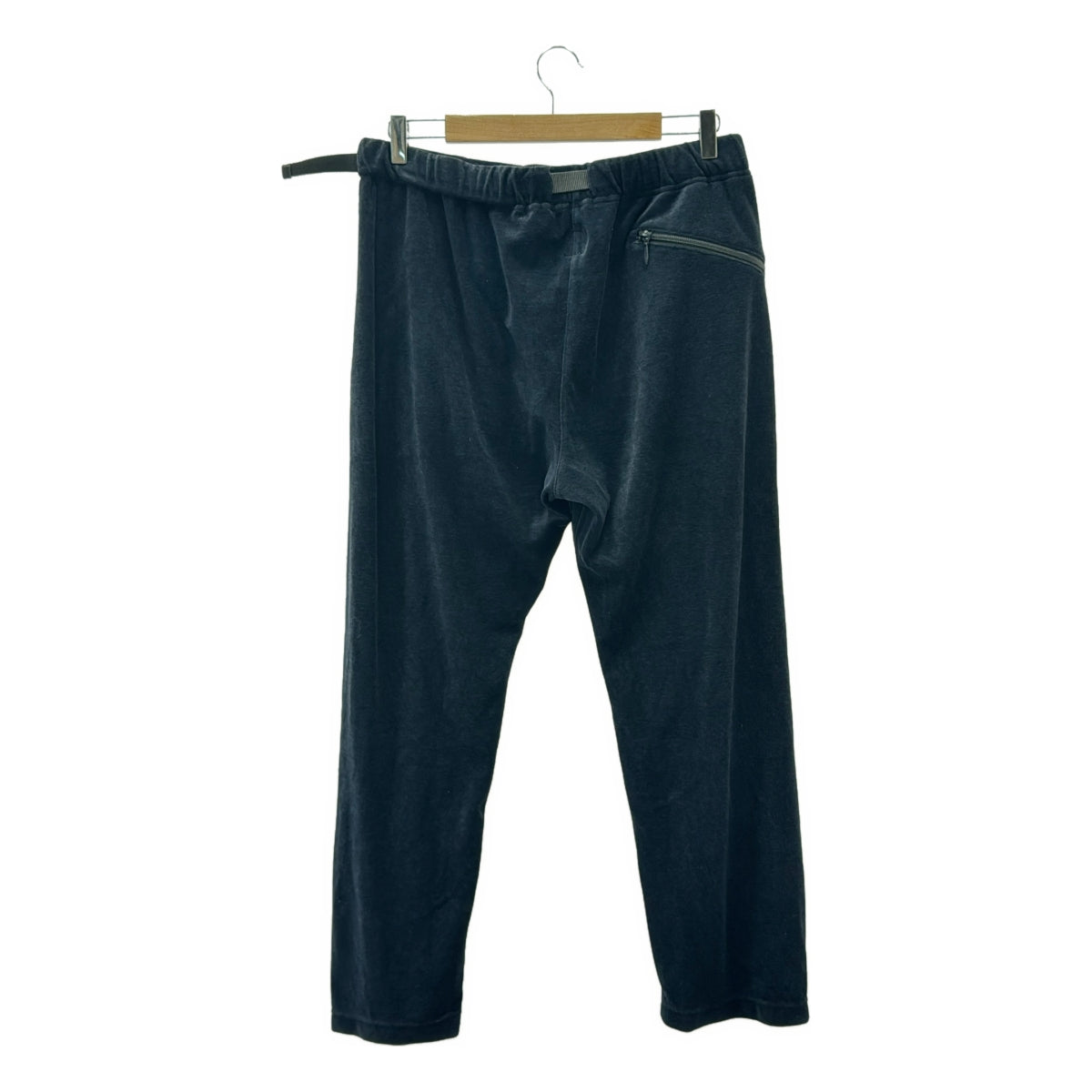 POST O'ALLS / ポストオーバーオールズ | #3602-V1 E-Z Top : poly/cotton velour / スウェット イージーパンツ | L | blue grey | メンズ
