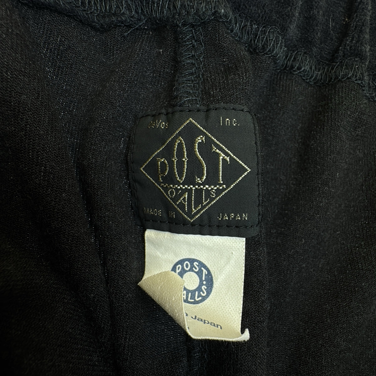 POST O'ALLS / ポストオーバーオールズ | #3602-V1 E-Z Top : poly/cotton velour / スウェット イージーパンツ | L | blue grey | メンズ