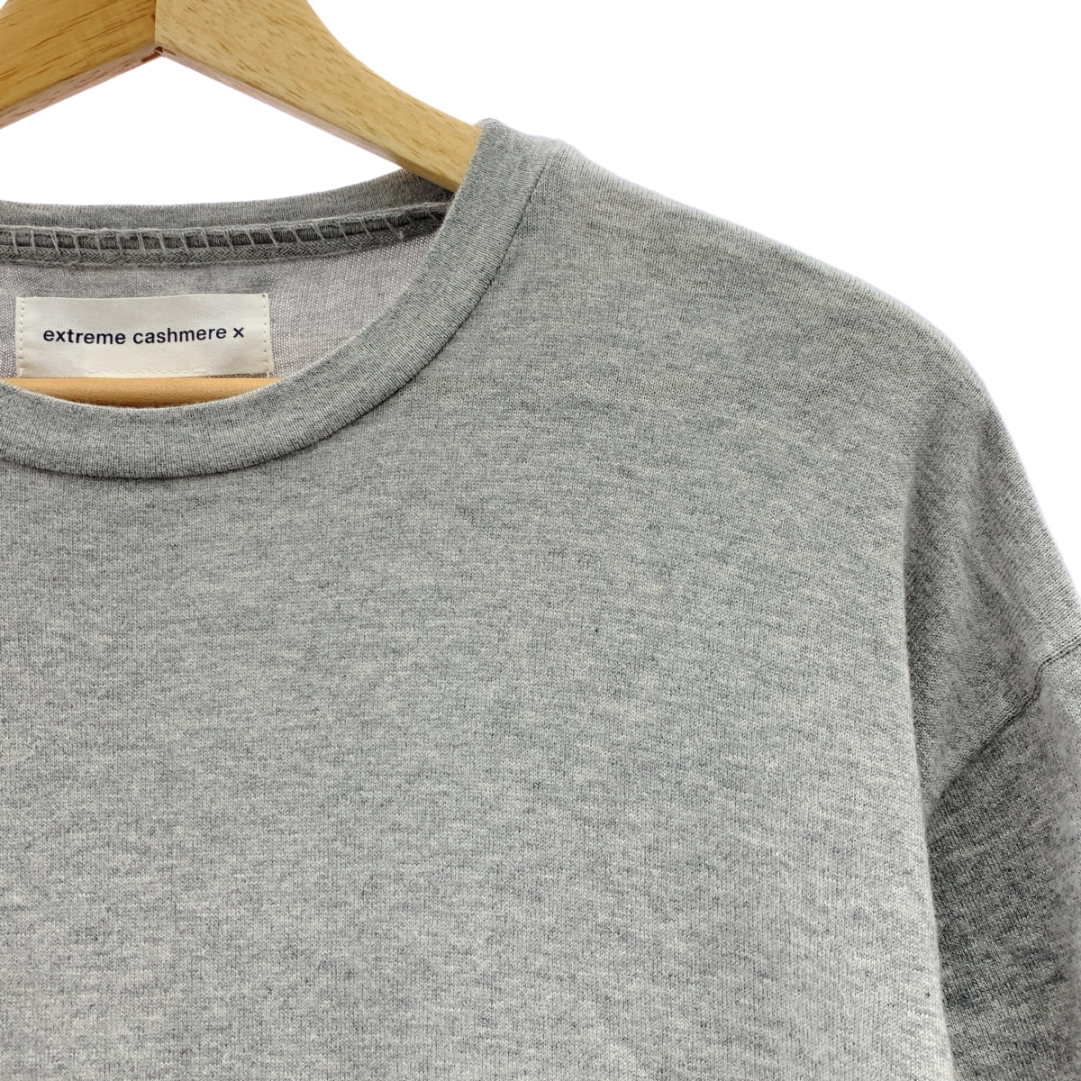 極致羊絨 | 棉質羊絨寬鬆圓領針織衫 | F碼 | 女款