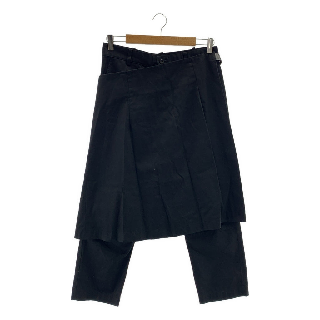 BLACK COMME des GARCONS / 블랙 콤 데 갤슨 | 2014SS | 제품 세척 가공 감기 스커트 바지 | XS |