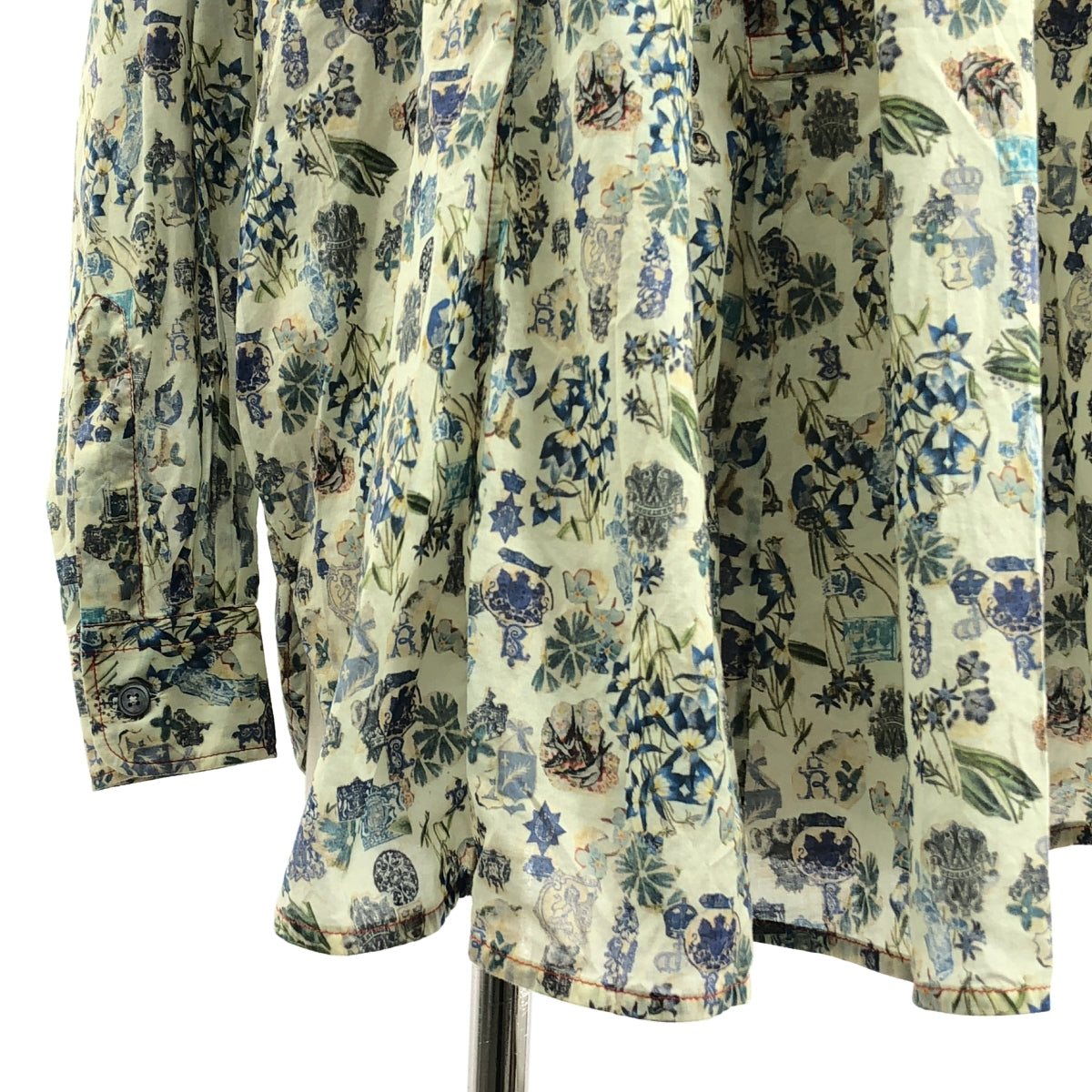 【美品】  MARNI / マルニ | コットン 総柄 オーバーシルエット プルオーバー シャツ ブラウス | 40 | マルチカラー | レディース