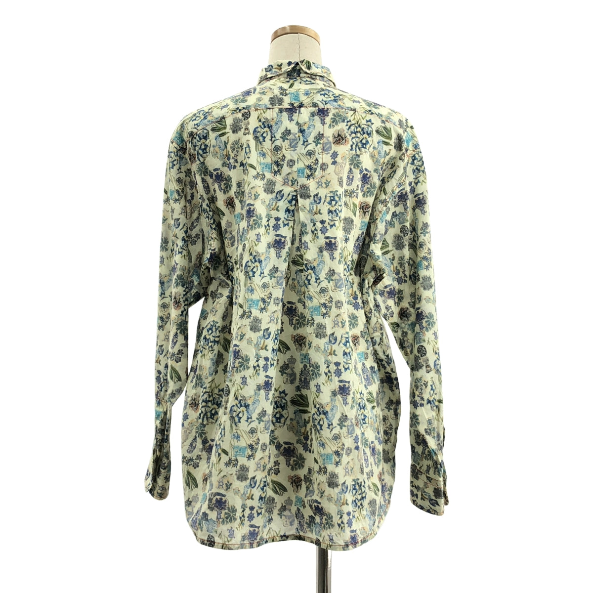 【美品】  MARNI / マルニ | コットン 総柄 オーバーシルエット プルオーバー シャツ ブラウス | 40 | マルチカラー | レディース