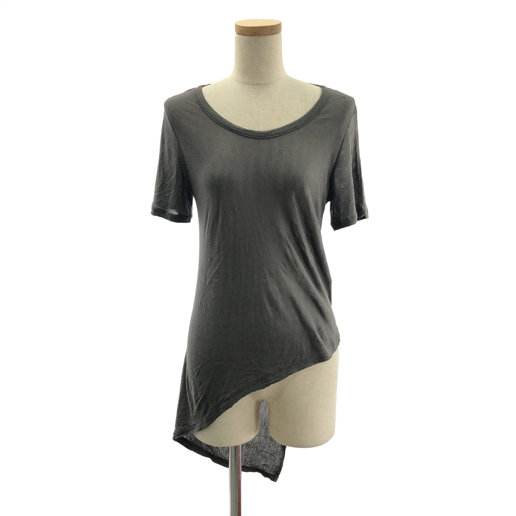 LIMI feu / リミフゥ | 2019SS | 変形 アシンメトリー カットソー Tシャツ | S | レディース