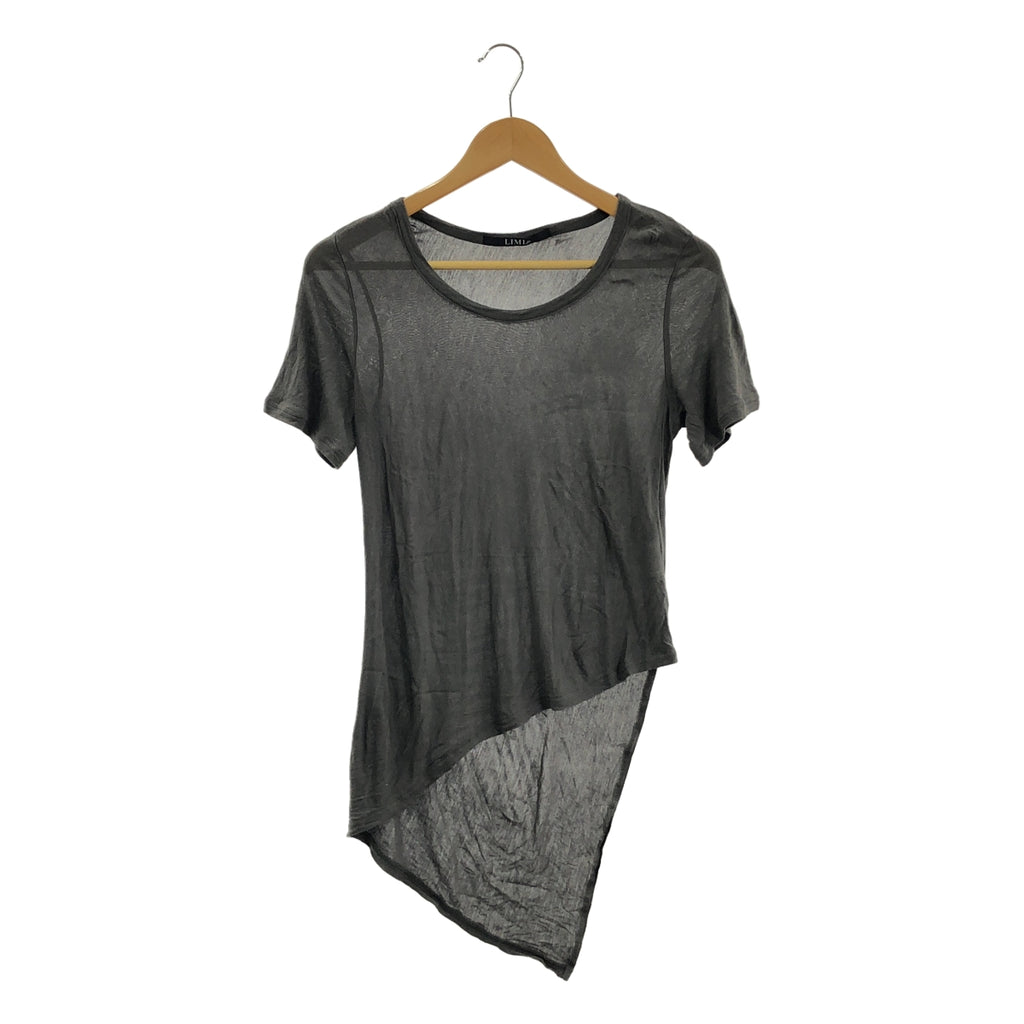 LIMI feu / リミフゥ | 2019SS | 変形 アシンメトリー カットソー Tシャツ | S | レディース