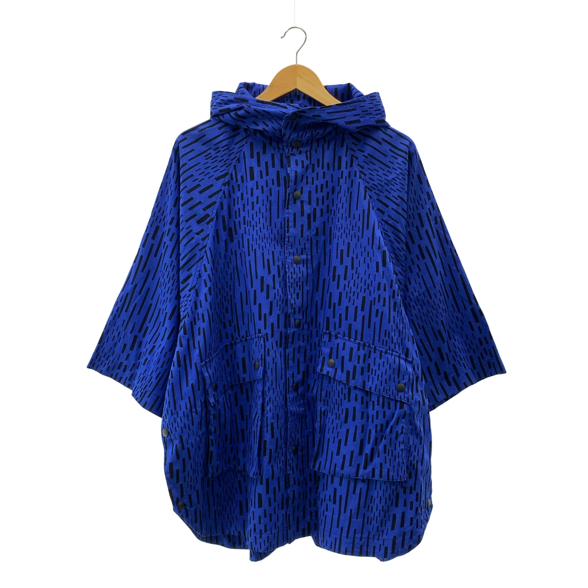 傳統防風雨衣 | RENFREW PACKABLE 全印花可打包雨披外套 | 尺寸 34 | 女款