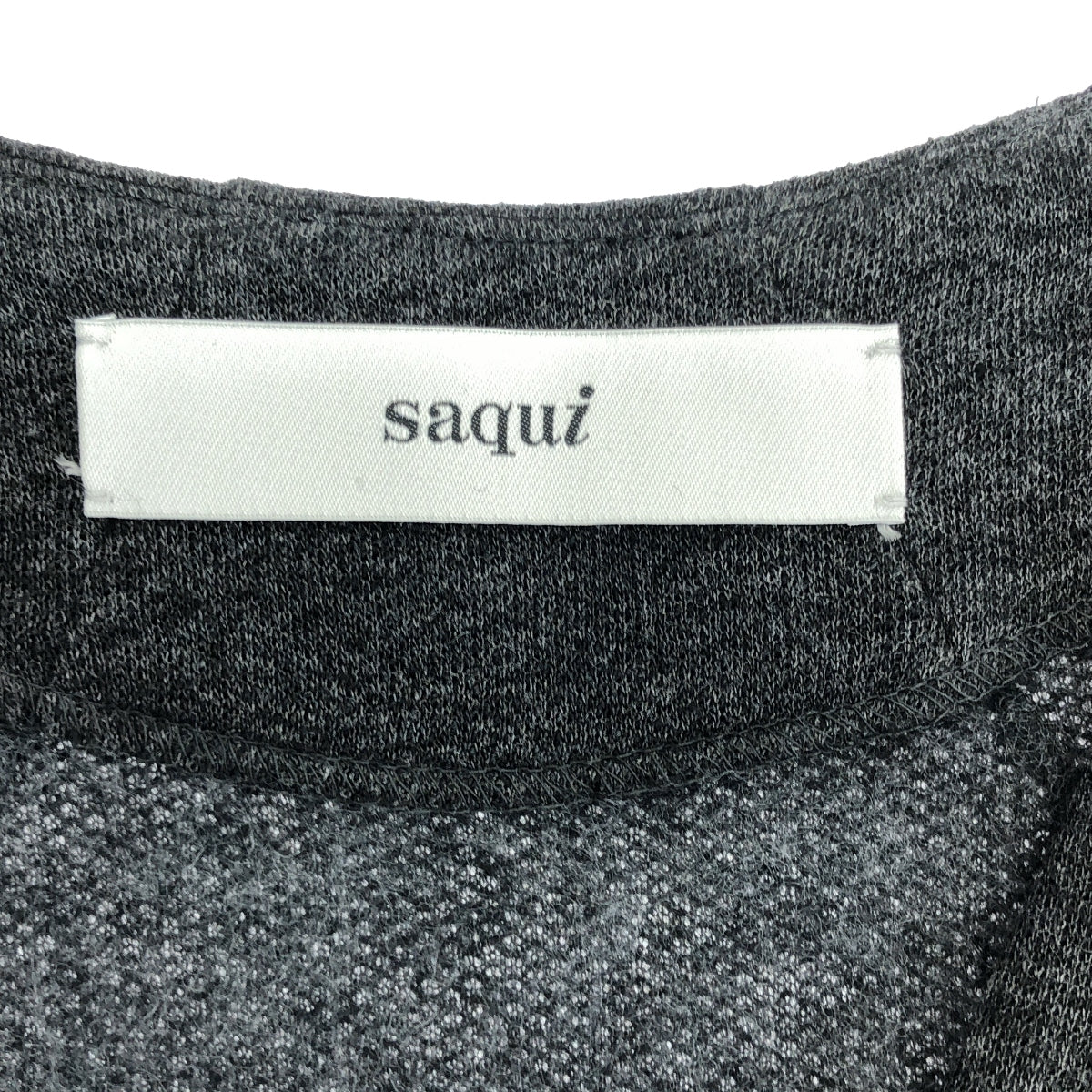 saqui | 羊絨混紡V領套頭洋裝 | 尺寸 38 |